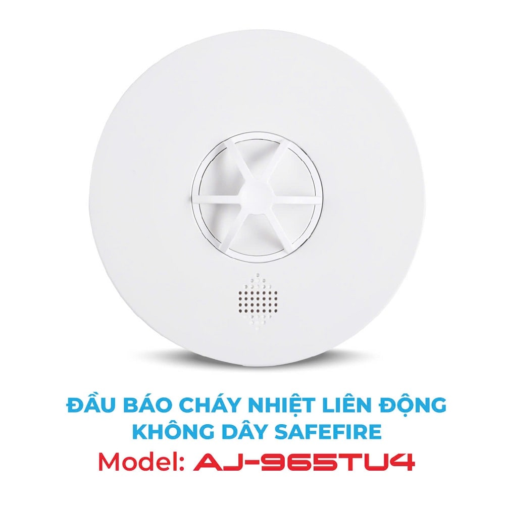 Đầu báo nhiệt liên động không dây SafeFire AJ-965TU4