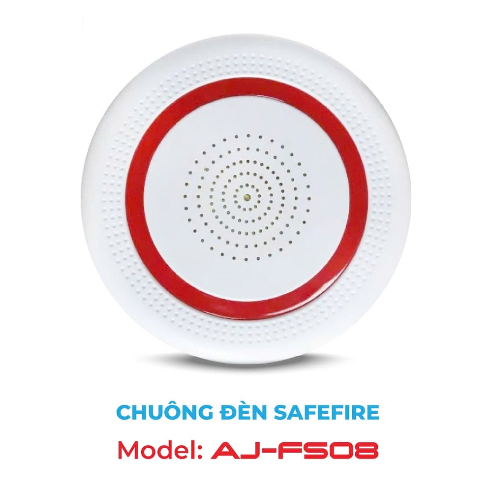 Chuông đèn báo cháy không dây SafeFire AJ-FS08